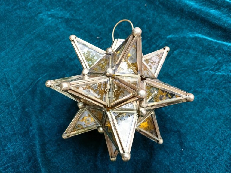 decorative Moravian hanging star